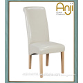 Lola Ivory KD Leather Dining Chair